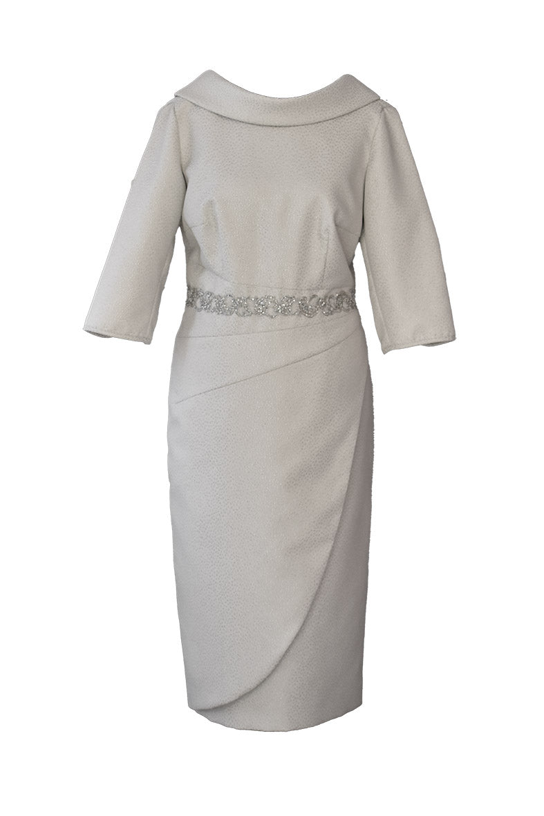 Carmen Melero 9240 Silver mother of the bride Dress