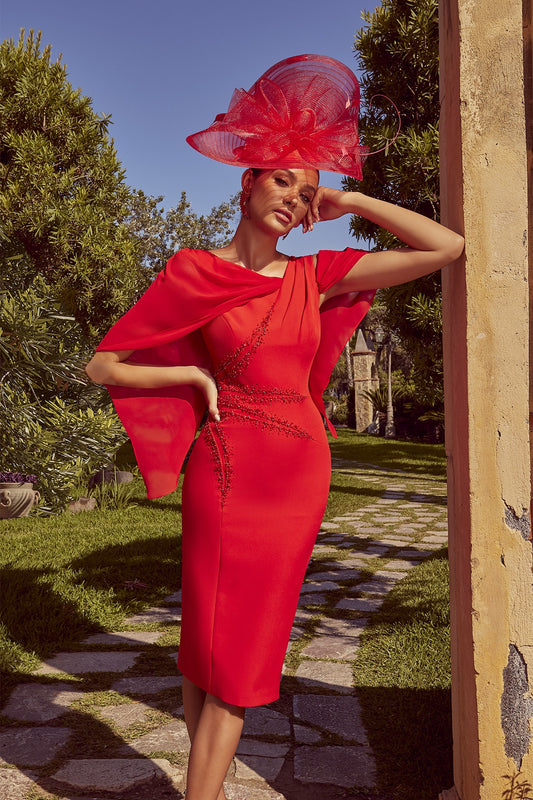 Veni Infantino 992421 Red Mother Of The Bride Dress