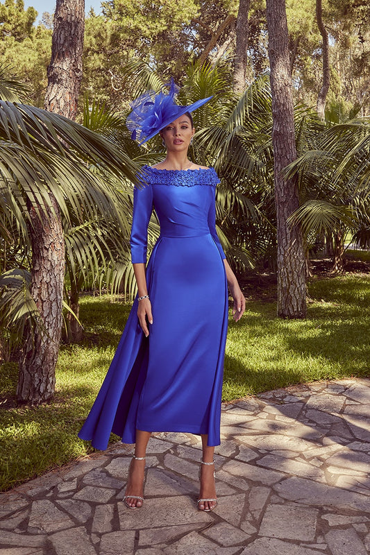 Veni Infantino 992451 Royal Blue Mother Of The Bride Dress