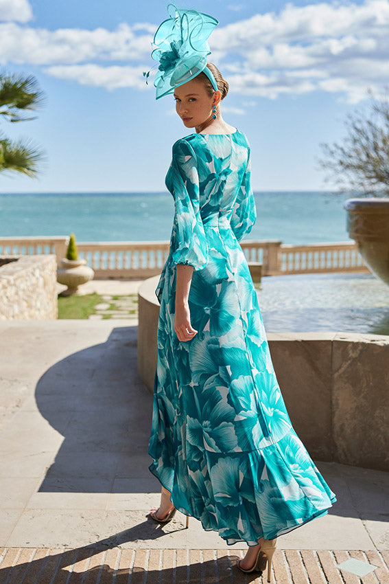 Rosa Clará 9G1E1 Emerald A Line Mother Of The Bride Dress