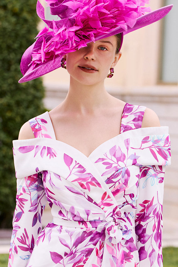 Couture Club 1G1B5 Pink A Line Mother Of The Bride Dress