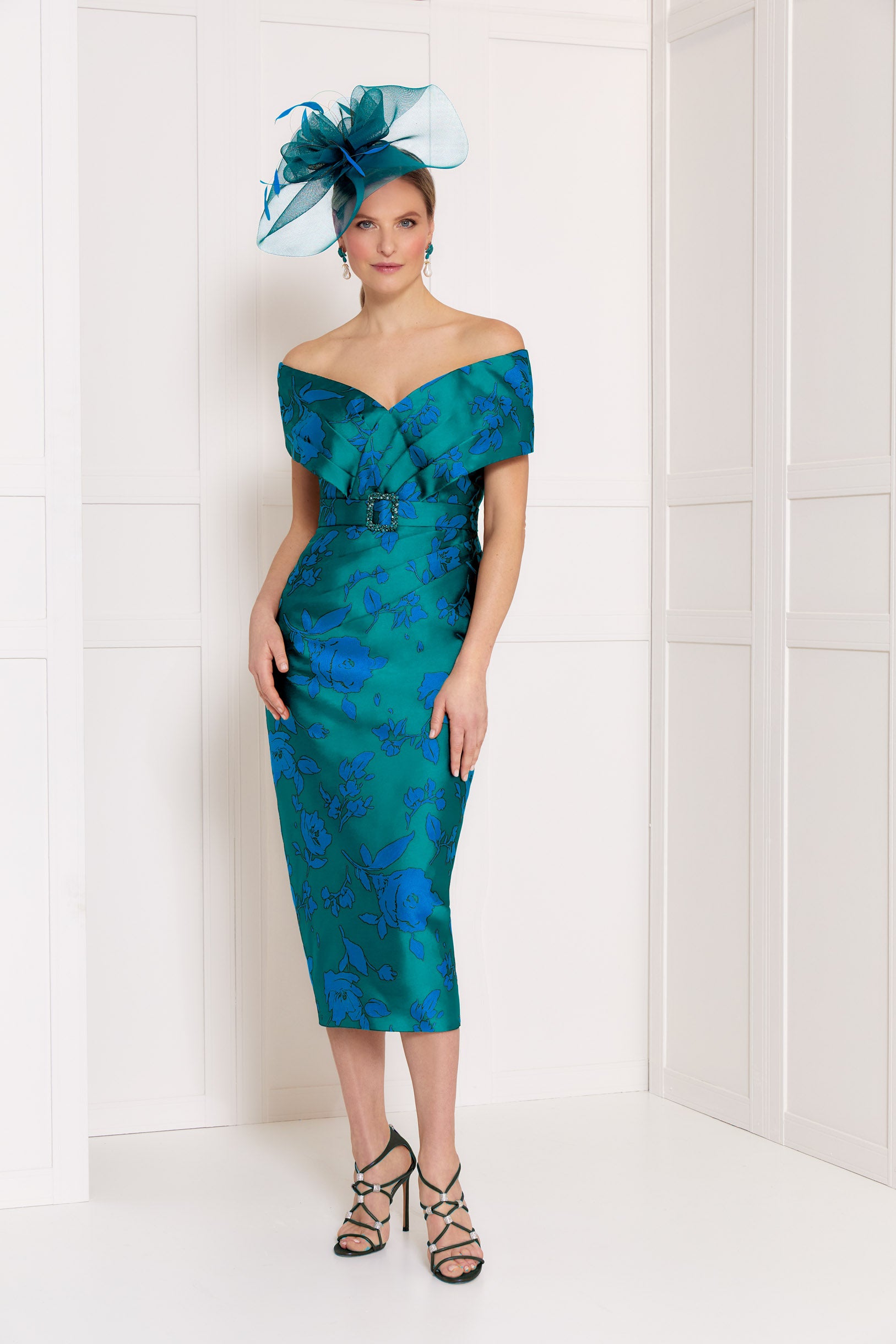John Charles 29181 Peacock Mother Of The Bride Dress – The Rose Wardrobe