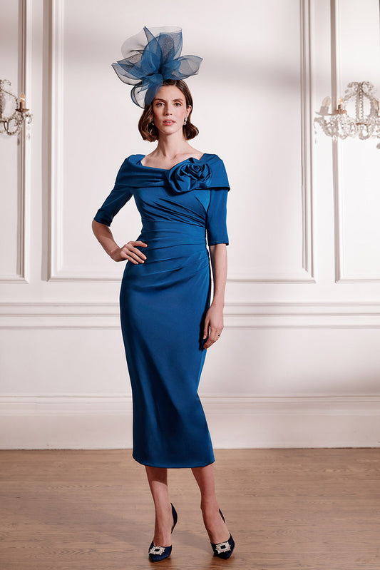 John Charles 29284 Teal Dress