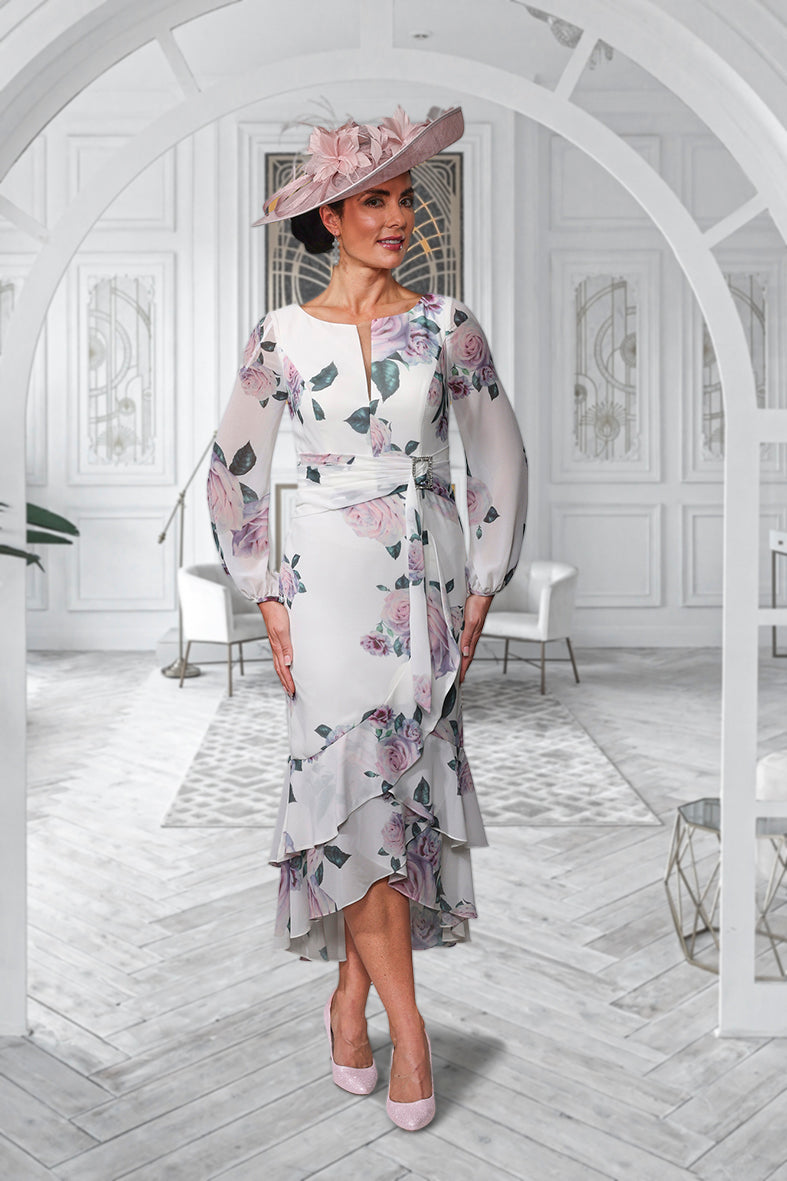 Veromia Occasions 0926 Ivory Pink Fishtail Mother Of The Bride Dress – The Rose Wardrobe Veromia Occasions 0926 Ivory Pink Fishtail Mother Of The Bride Dress – The Rose Wardrobe