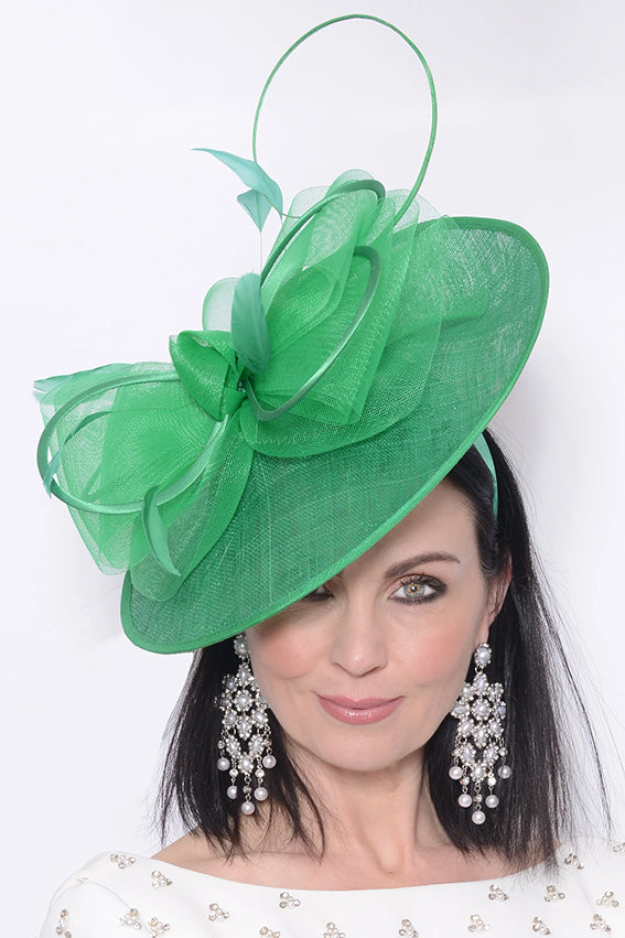 Niche Collection Style 230029 Green Mother Of The Bride Hat