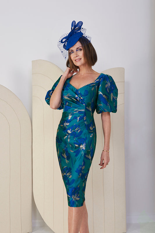 John Charles 28021 green Mother of the bride outfit