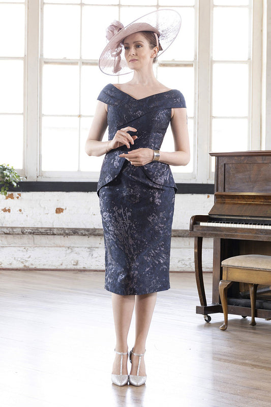 Veromia Occasions 6457 Navy Dress