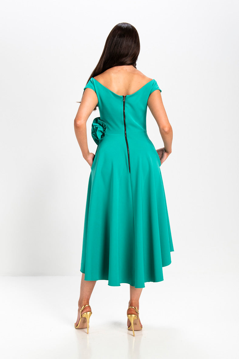 Kevan Jon Kora Peacock Dress