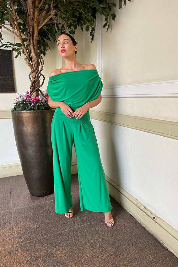 Atom Label Carbon Emerald Jumpsuit