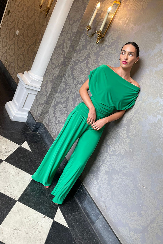 Atom Label Carbon Emerald Jumpsuit