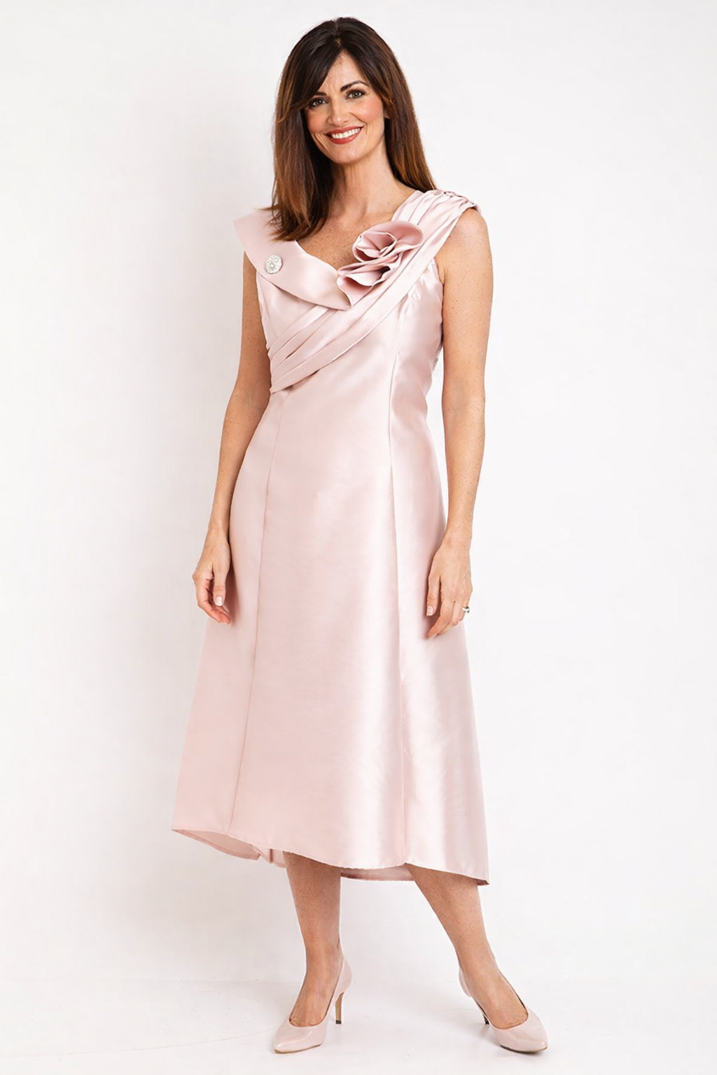 Cassandra Aya Pearl A Line  mother of the bride Dress