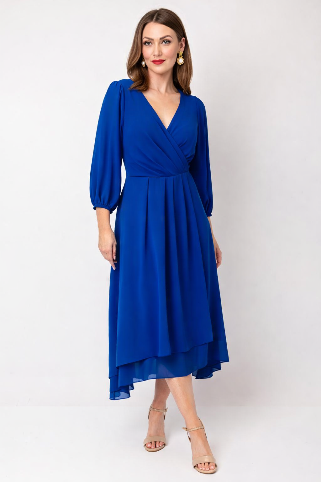 Coco Doll Lorna Royal Blue A Line Dress – The Rose Wardrobe