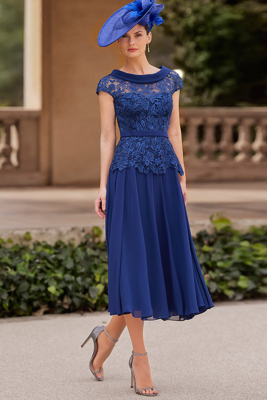 Couture Club 8G184 Royal Blue A line Dress