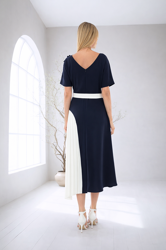 Lizabella 2077 Navy A Line Dress