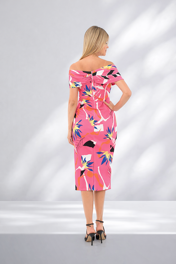 Lizabella 2082 Hot Pink Dress