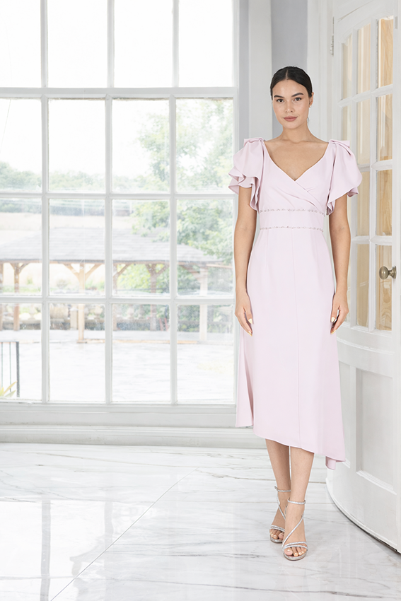 Lizabella 2344 Pink Blush A Line Dress