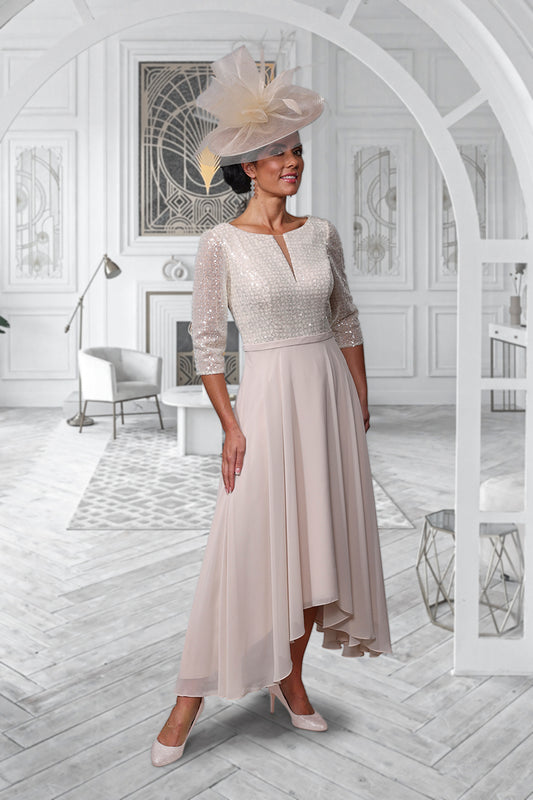 Veromia Occasions 0978 Champagne Dress