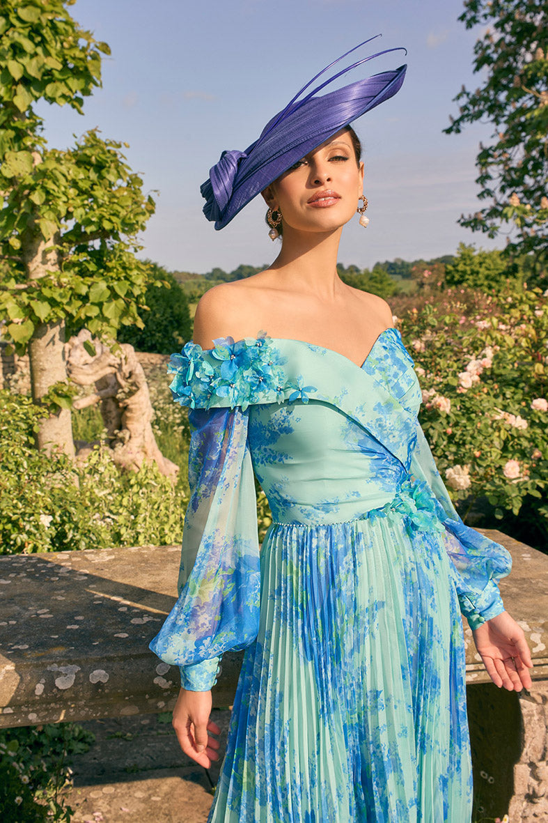 Veni Infantino 992780 Ocean Blue A Line Dress