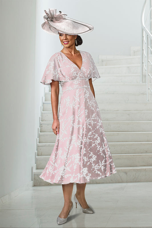 Veromia Occasions 0250 Navy A Line mother of the bride Dress