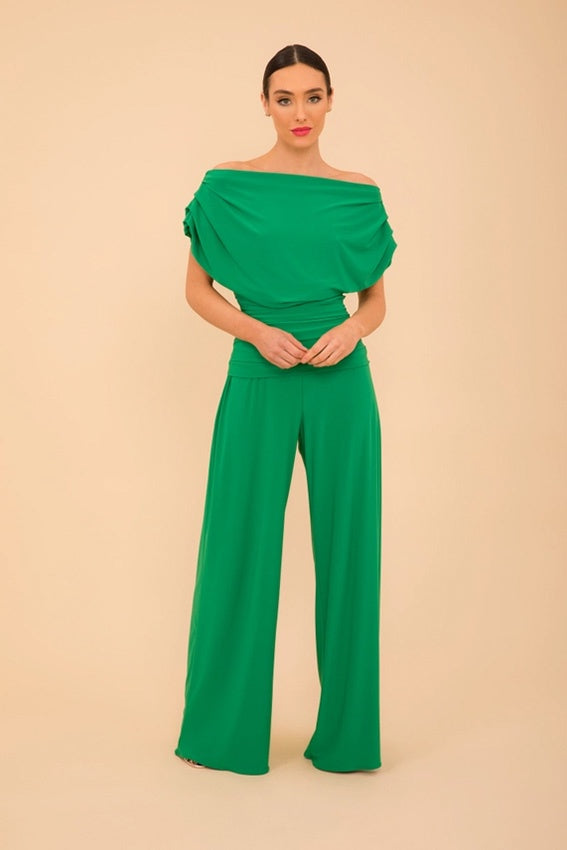 Atom Label Carbon Emerald Jumpsuit