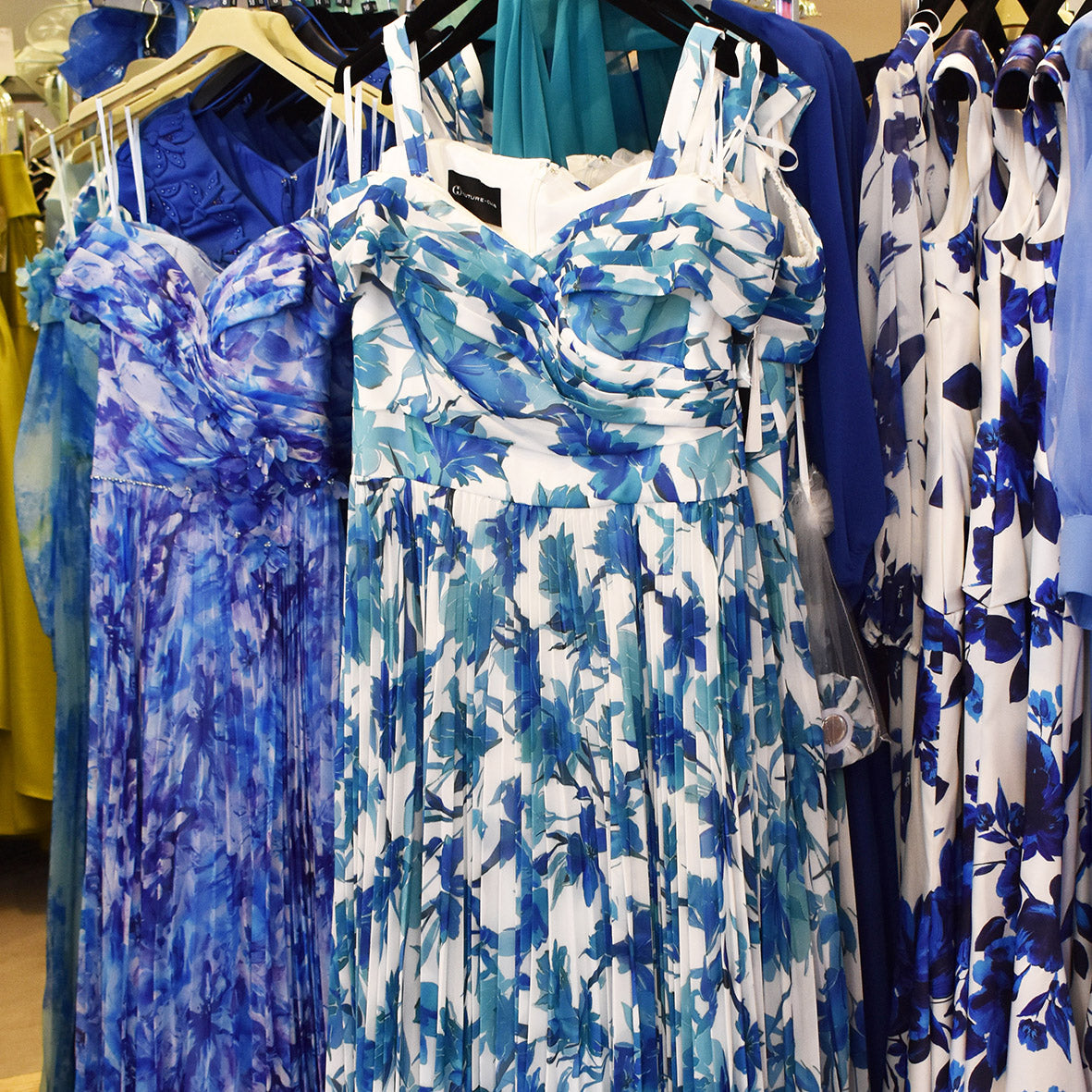 blue mother of the bride dresses