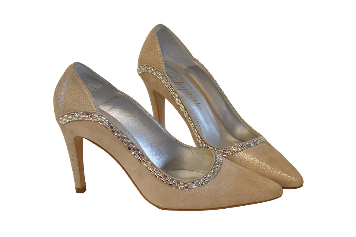 elegate Karalina Taupe Shoe