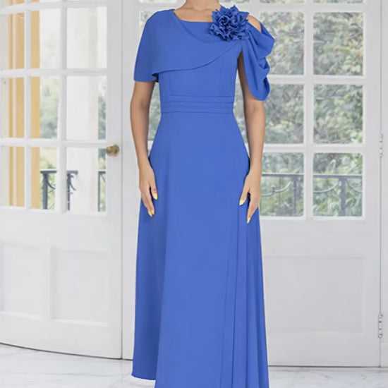 Lizabella 2394 Sapphire A Line mother of the bride dress
