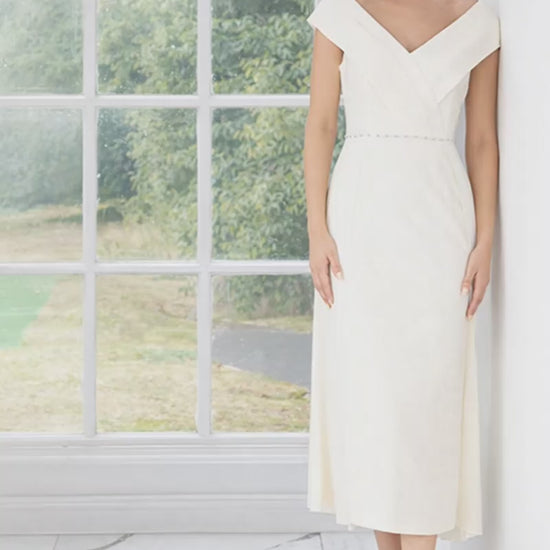 Lizabella 2351 Vanilla mother of the bride dress