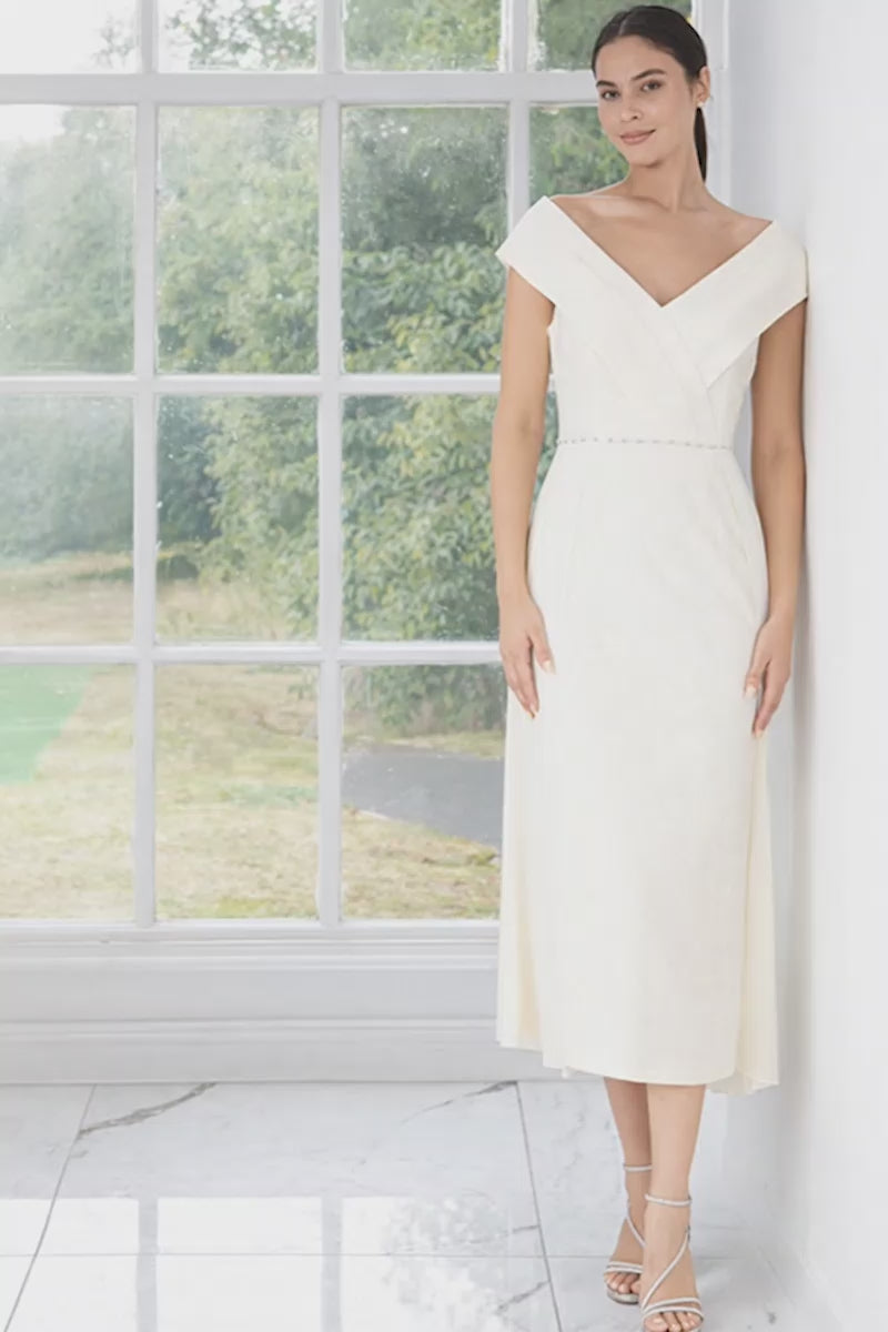 Lizabella 2351 Vanilla mother of the bride dress