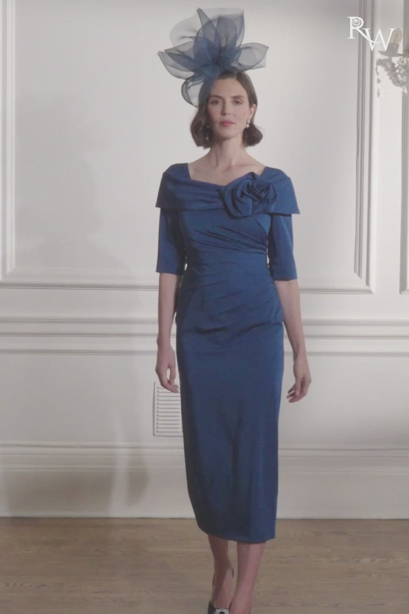 John Charles 29284 Teal Dress