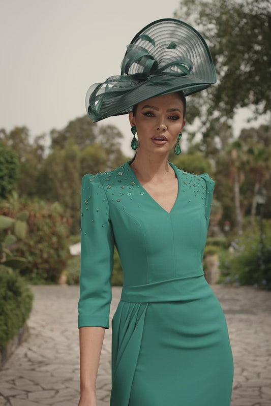 Veni Infantino 992462 Fern Green mother of the bride dress 