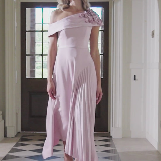 John Charles 29362 Petal Pleated A Line Dress for the mother of the bride