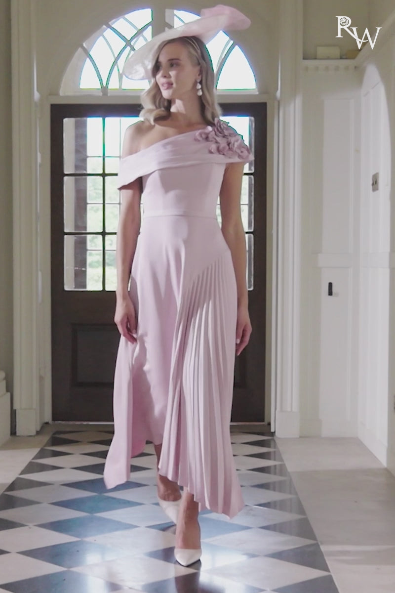 John Charles 29362 Petal Pleated A Line Dress for the mother of the bride