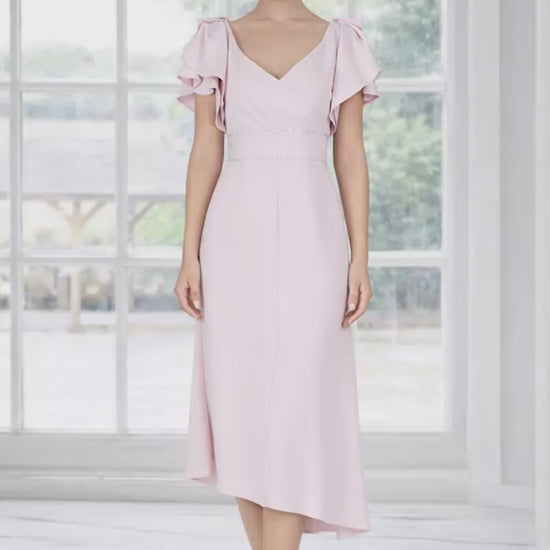Lizabella 2344 Pink Blush A Line mother of the bride dress
