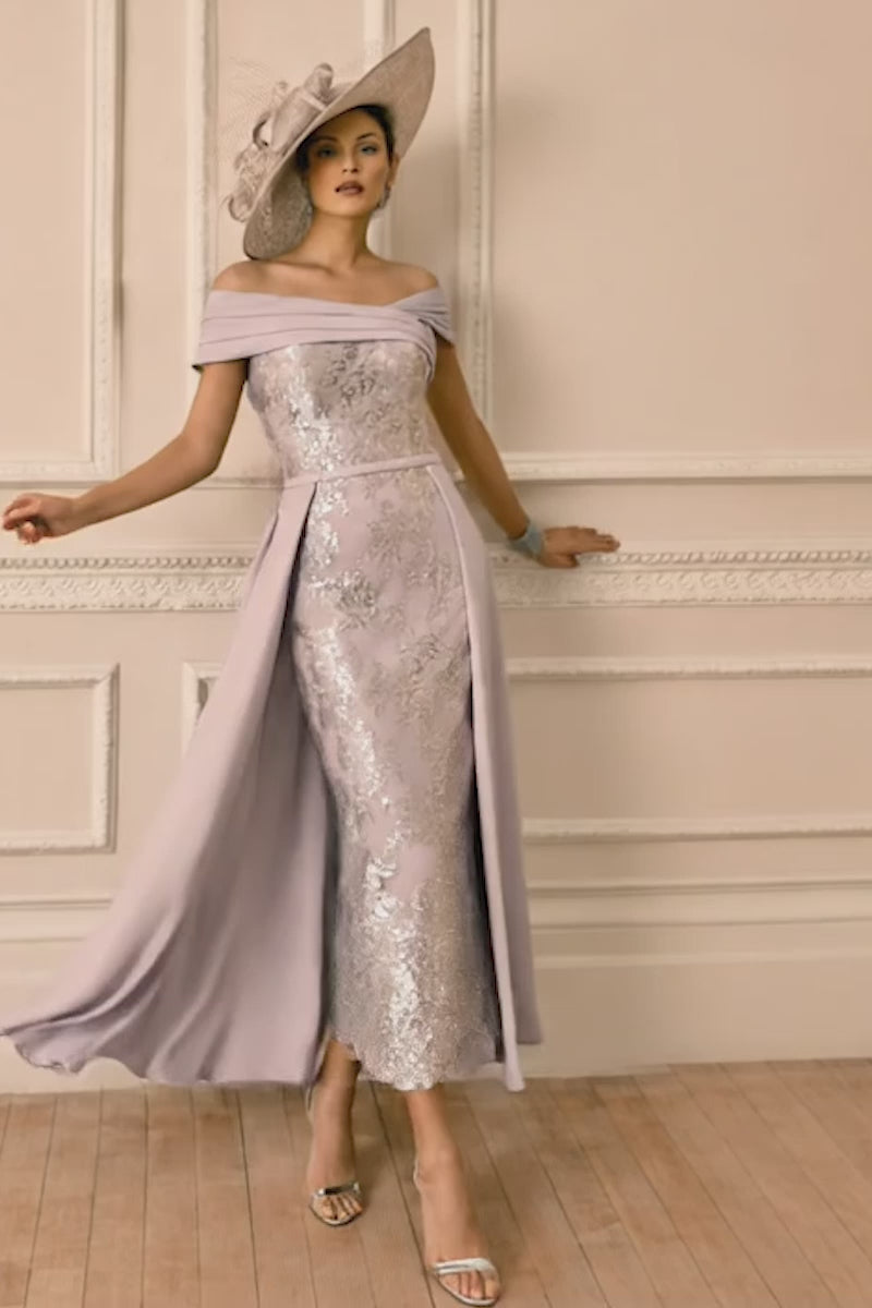 Veni Infantino 992842 Blush Dress With Detachable Overskirt